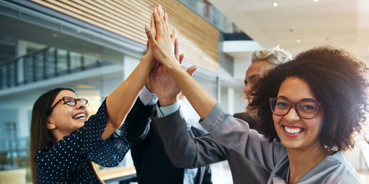 Office high-fives